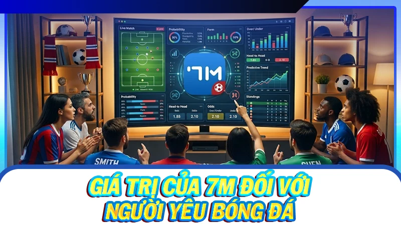 Giá trị của 7M đối với người yêu bóng đá