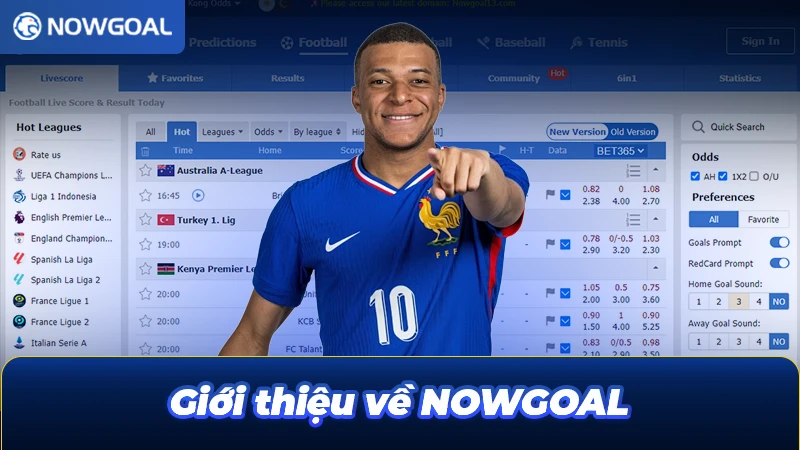 Giới thiệu về NOWGOAL - Hệ thống dữ liệu thể thao hàng đầu hiện nay